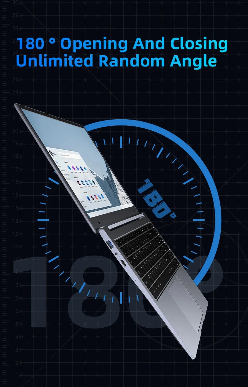 2025 Laptop Computer Windows 11 Pro Intel Core i9 8950HK Gaming Laptop 16GB RAM 1TB 2TB SSD 14.1 inch Portable Business Notebook