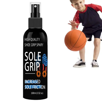 Sports Shoe Grip Spray 100ml Basketball Shoe Bottom Sole Spray Shoe Traction Enhancer Basketball Court Shoe Grip for Sneaker