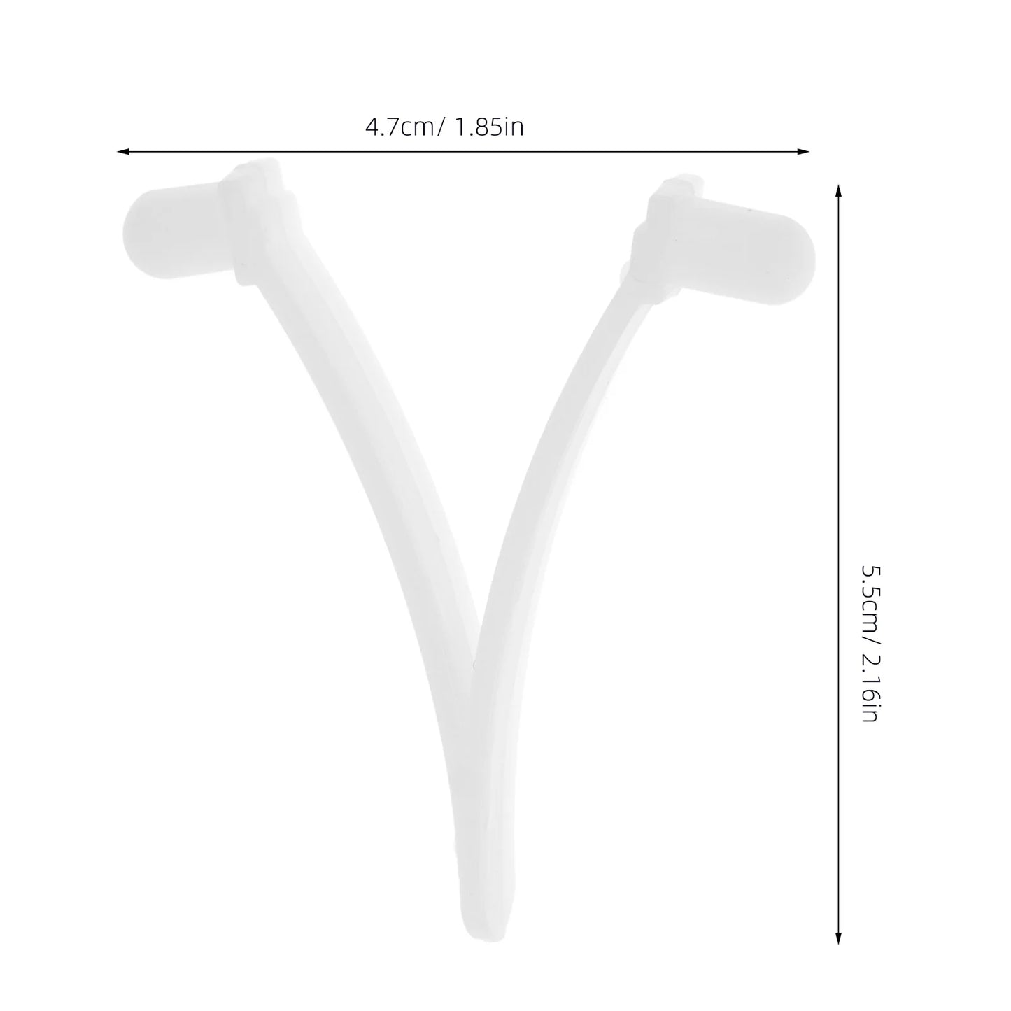 8 Pcs Pool Cleaning Accessories ABS Material V Clips For Skimmer Nets Leaf Rakes Brush Handles Pool Tool Attachment Locking Clip