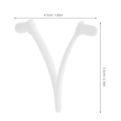 8 Pcs Pool Cleaning Accessories ABS Material V Clips For Skimmer Nets Leaf Rakes Brush Handles Pool Tool Attachment Locking Clip