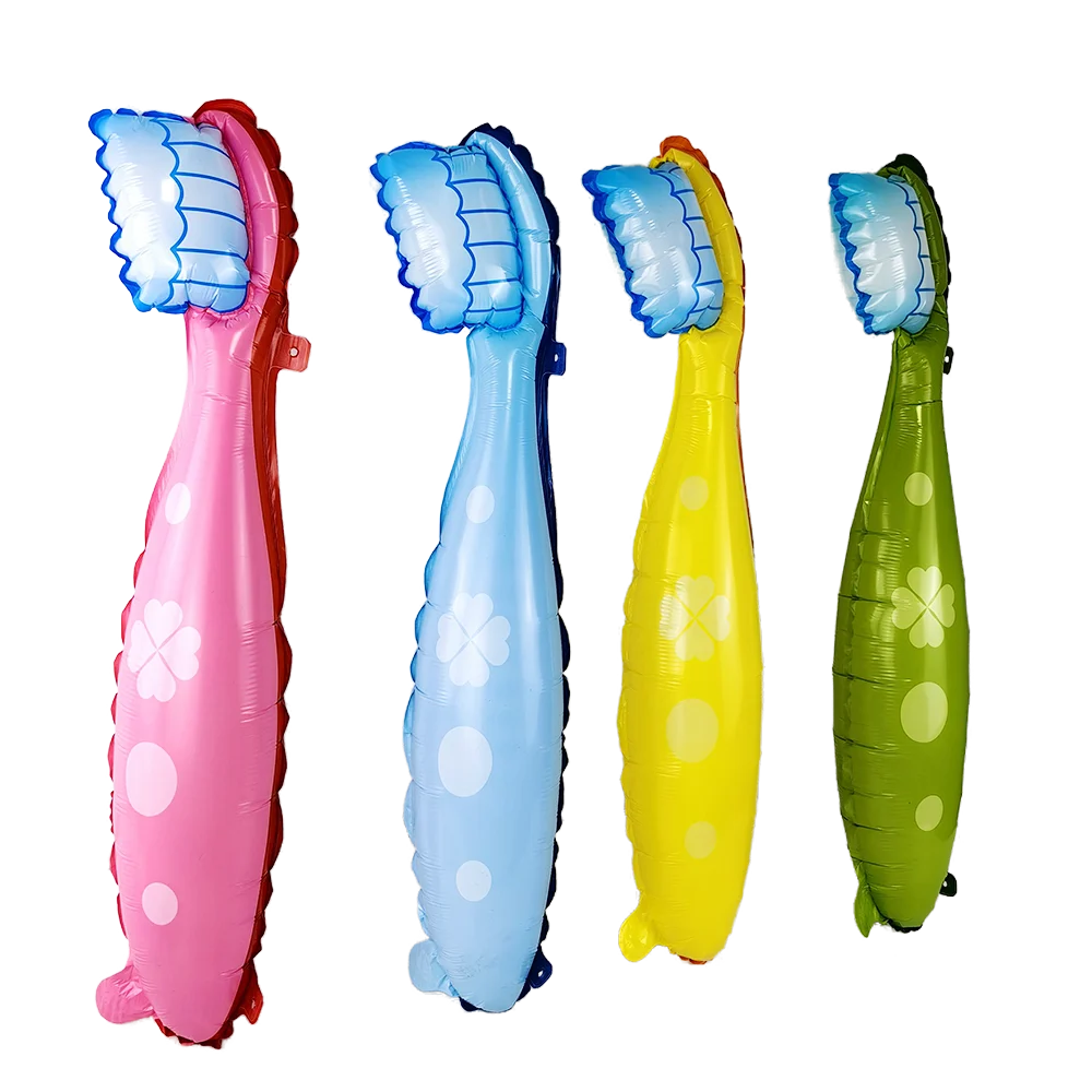 Teeth Balloon Dental Health Protection Teeth Party Decor Tooth Toothbrush Foil Balloon Dentist Student Teeth Theme Party Decors