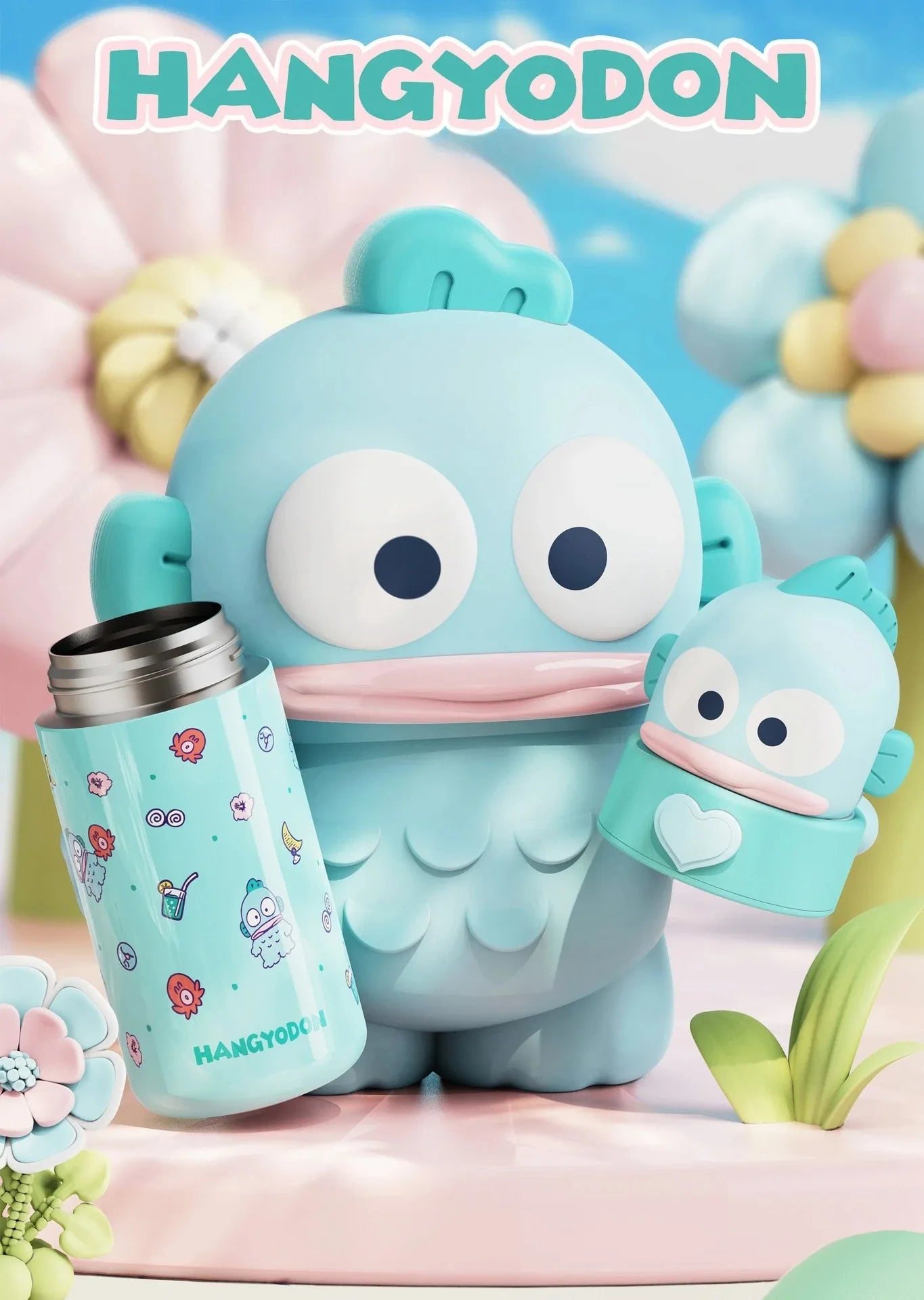 Sanrio Hello Kitty 350ml Stainless Steel Thermos Kawaii Kuromi Cinnamoroll Melody Kids Vacuum Flask Water Bottle Tumbler