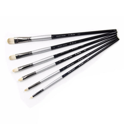 6 pcs set Art supplies series of bristles of the brush painting to the artist of high quality oil painting in watercolor brushes