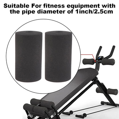 2PCS Foot Foam Pads Rollers Replacement For Leg Extension For Weight Bench Inversion Tables Foot Foam Pads Rollers