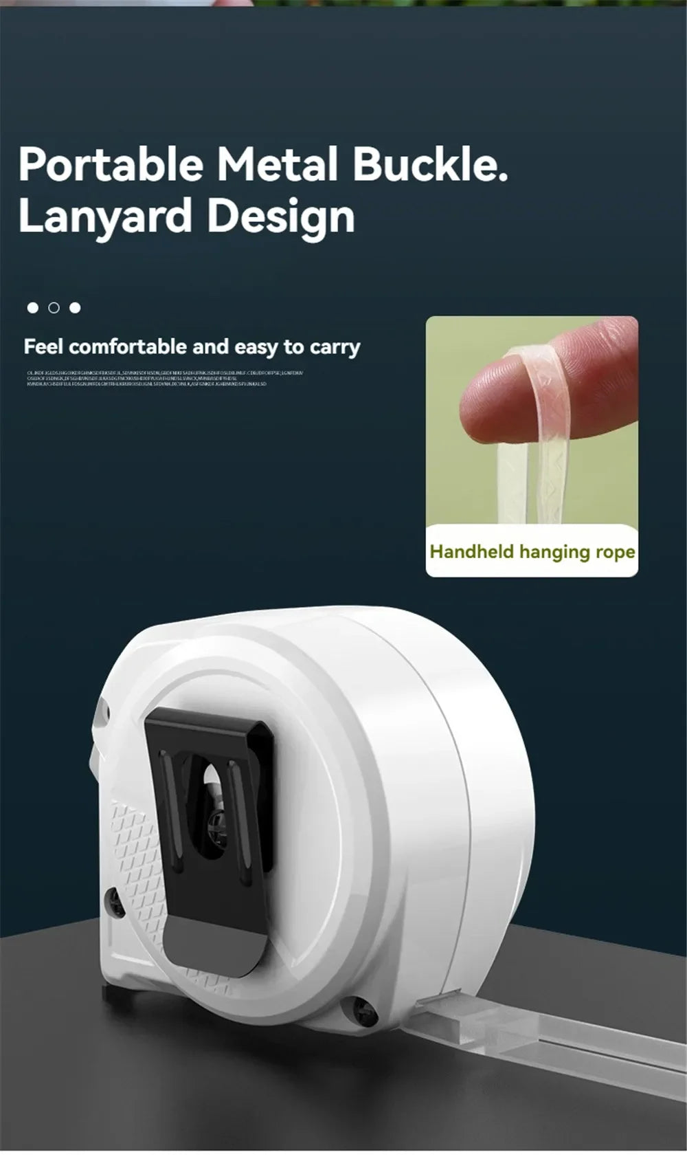 Automatic Locking Anti-cut Hand Blue Laser Digital Tape Measure Measuring Tape Retractable for Electrician Man Gift