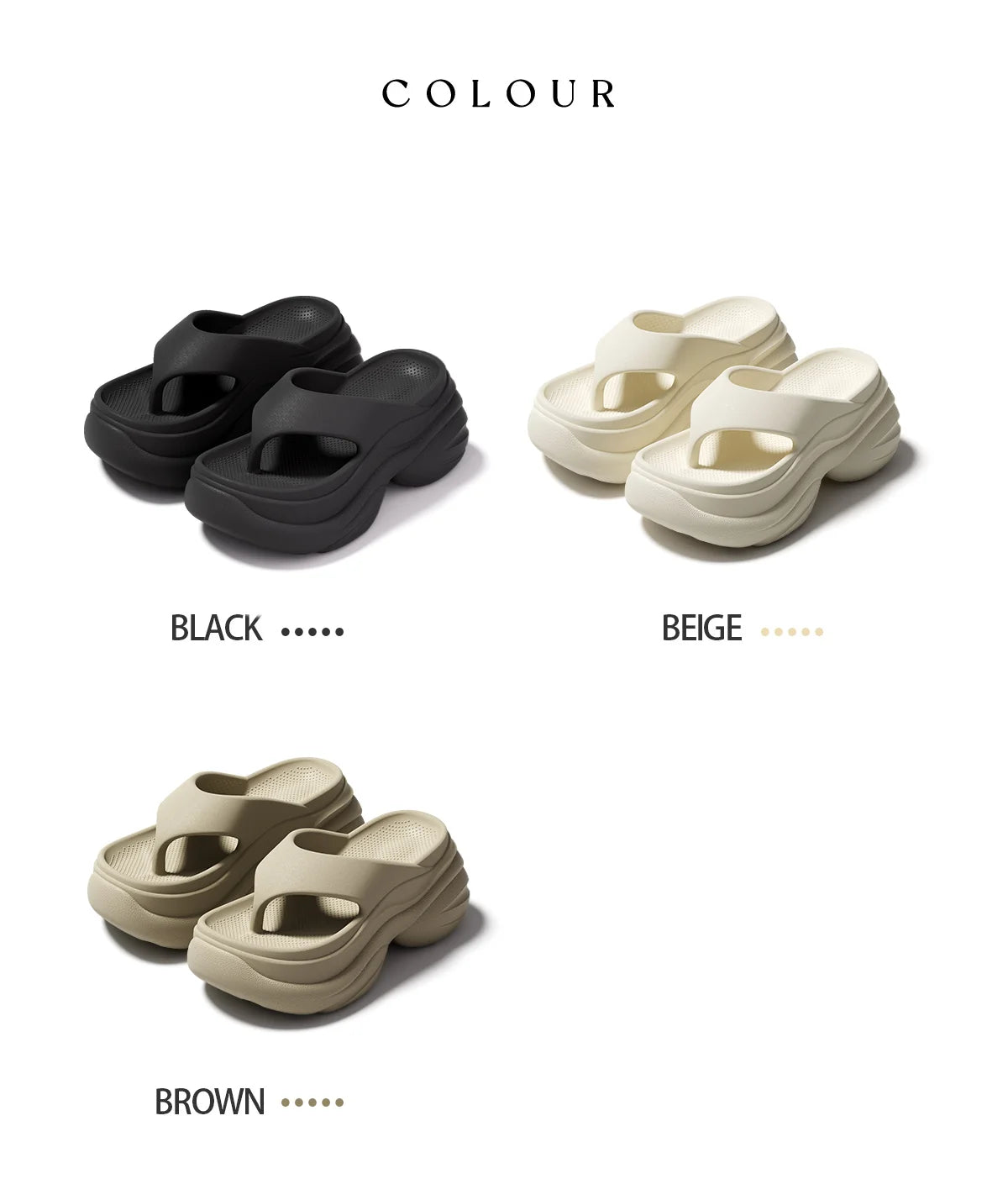 Summer Women Flip-flops Increase Non-slip Platform Slippers Fashion Comfortable Casual Slippers