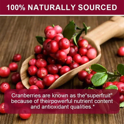 Cranberry Gummies - Support Kidney and Urinary Tract Health, Enhance The Immune System, and Promote Metabolism