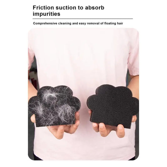 Pet Hair Remover for Laundry Reusable Hair Catcher Tool Lint Double-Sided Lint Catcher for Wet and Dry Use Cat Claws Shape Dryer