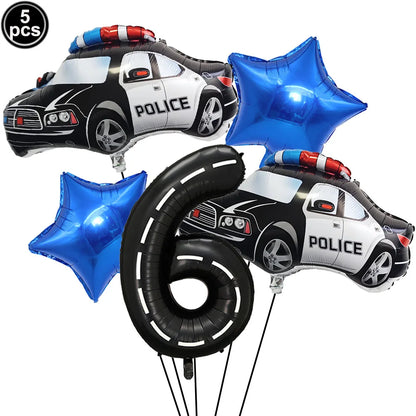 Police Party Birthday Decorations Tableware Police Party Plates Napkins Party Supplies Police Officer Theme Birthday Party Decor