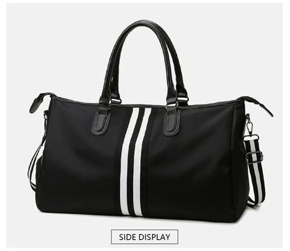 Personalized Travel Bag Men's And Women's Handbags Sports Training Yoga Bag Waterproof Weekend Bag Customized Logo Name Pattern