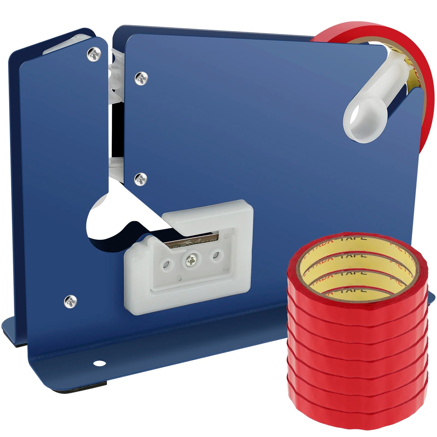 New Metal Bag Sealer Portable Bag Sealer Taper Dispenser with Trimmer Cutter Sealing Machine for Home Kitchen Outdoor Picnic