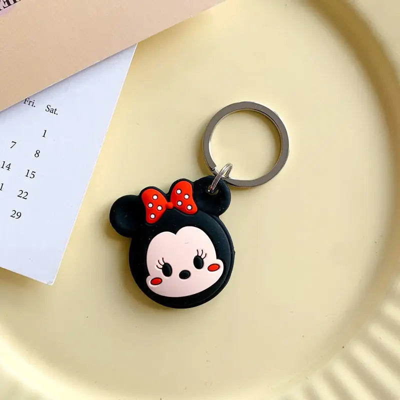 Cute cartoon For Apple Airtag Case Silicone Protective Cover Locator Tracker Keychain Shell