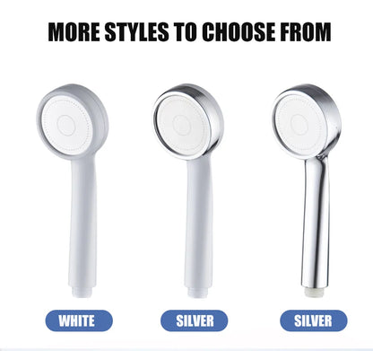 High Pressure Water Saving Rainfall Shower Head Bathroom Accessories ABS Chrome Holder Showerhead  Bathroom Accessories