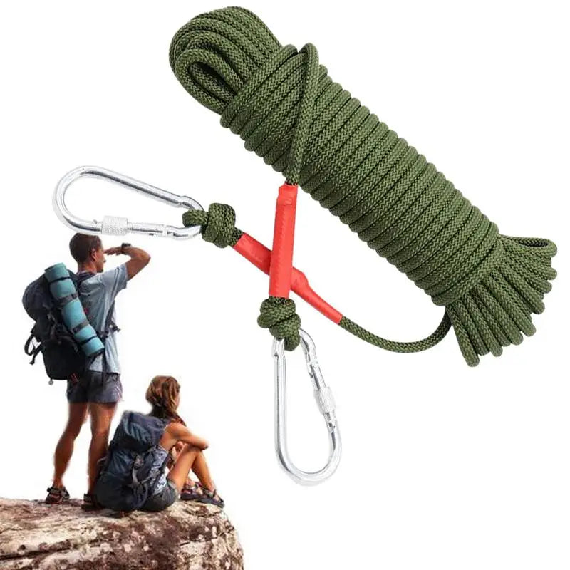 Climbing Rope 5m/16ft Outdoor Safety Nylon Ropes Outdoor Gear Working Protection Paracord For Escape Rescue Survival Parachute