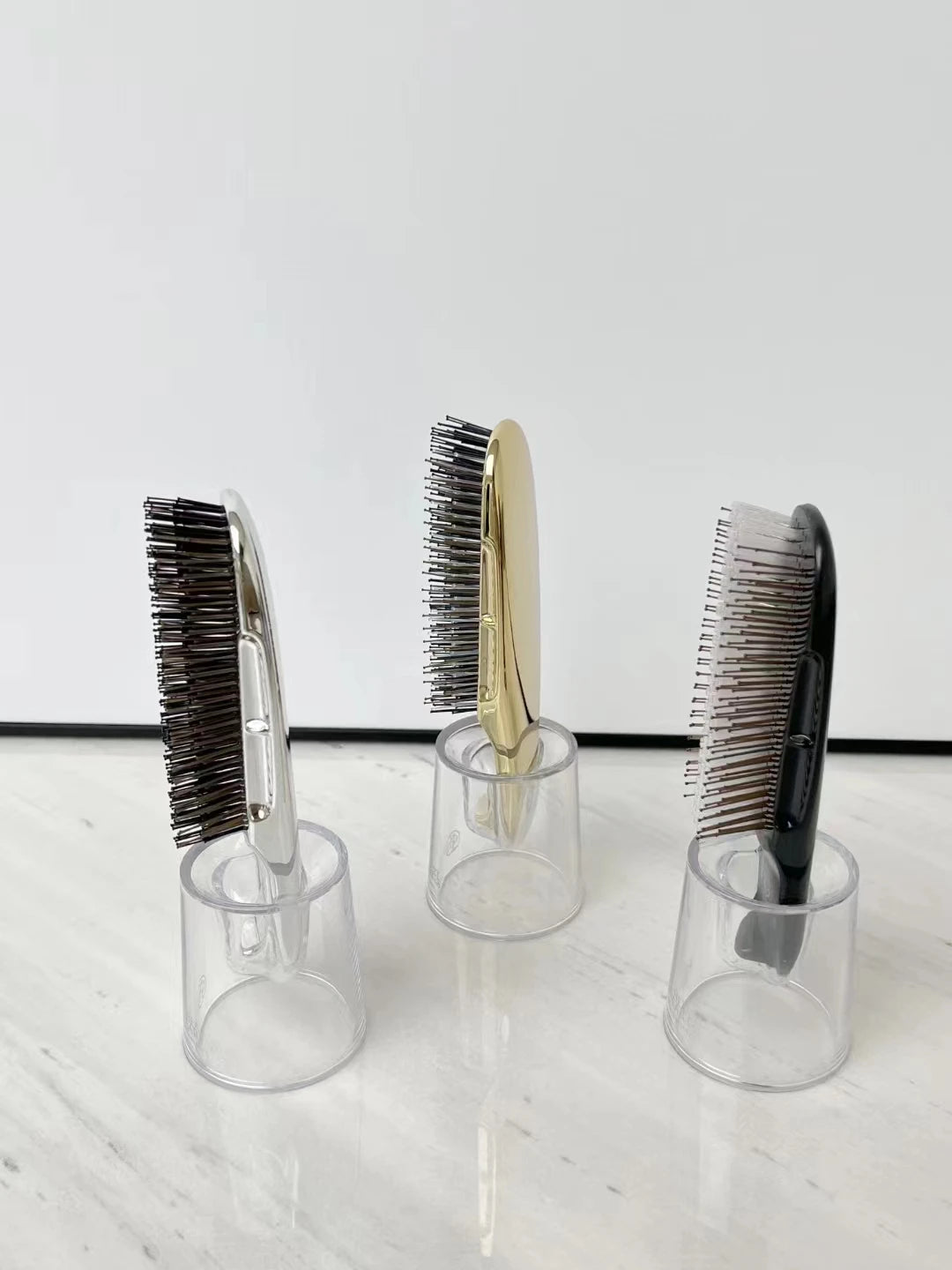 S Heart S Scalp Brush World Model (Short) Gold Black Silver New Package from Japan