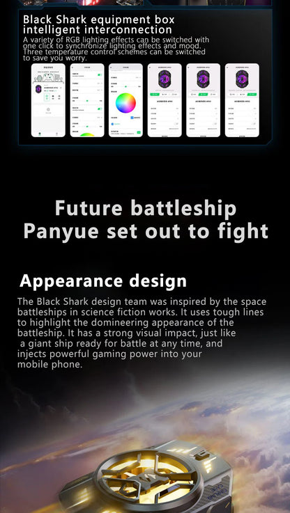 Original Black Shark Cooler 4 3 Pro 4Pro Smart FunCooler For xiaomi black shark nubia lenovo phone