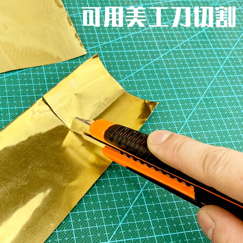 Hobby Model DIY Brass sheet Military model chariot accessories Soldier material supplements 10*20cm