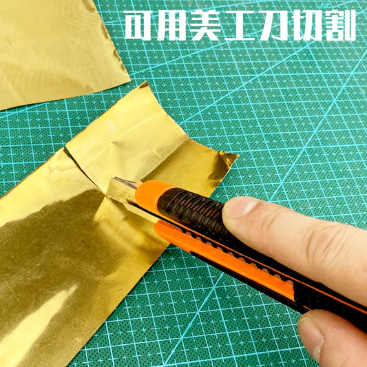 Hobby Model DIY Brass sheet Military model chariot accessories Soldier material supplements 10*20cm