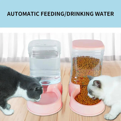 3.8L Water Fountain Drink Bowl Automatic Pet Feeder Large Cat Dog Food Dispenser Large Capacity Pet Drinking Bowl Cat Supplies