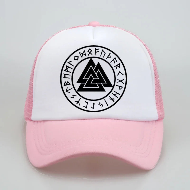 pagan amulet Men cap Scandinavian Viking jewelry Odin 's Symbol of Norse Viking Warrior Slavic Norway Valknut Baseball Caps