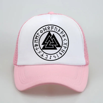 pagan amulet Men cap Scandinavian Viking jewelry Odin 's Symbol of Norse Viking Warrior Slavic Norway Valknut Baseball Caps