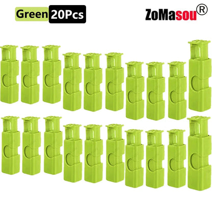 50/1Pcs Reusable Food Sealing Clips Bread Storage Bag Clips For Snack Wrap Bags Spring Clamp Kitchen Organization Sealing Clamp