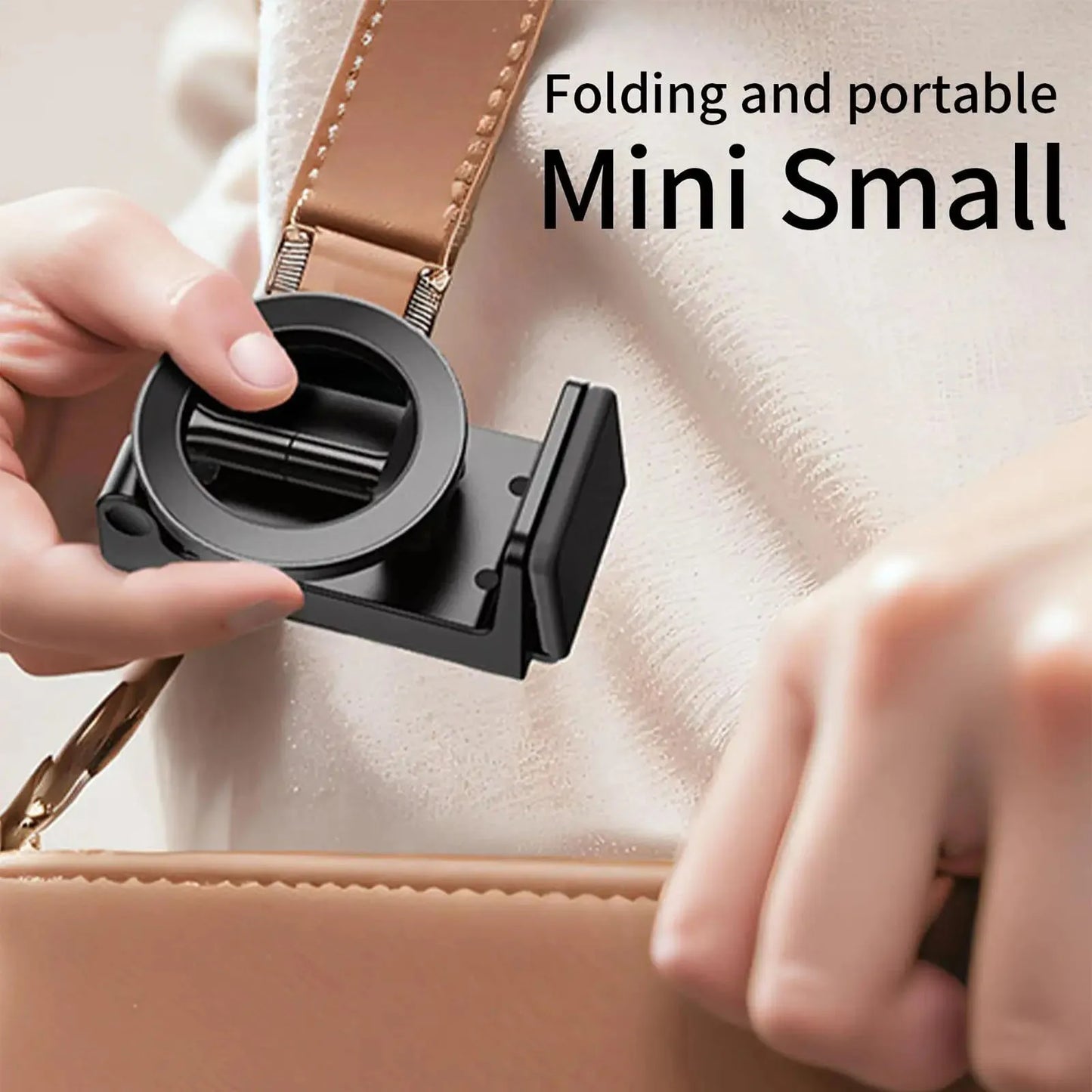 Magnetic Phone Mount Car Phone Holder Mount For Backseat Foldable Smartphones Stand For Calling Navigation GPS Video Recording