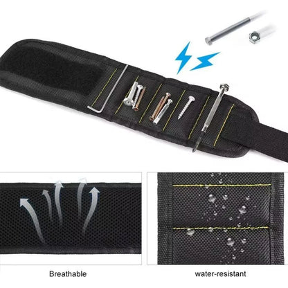 Magnetic Wristband for Holding Screws Nails Portable Toold Organizer Bag Wrist Wrap Tool Belt with Strong Magnets Cool Gadgets