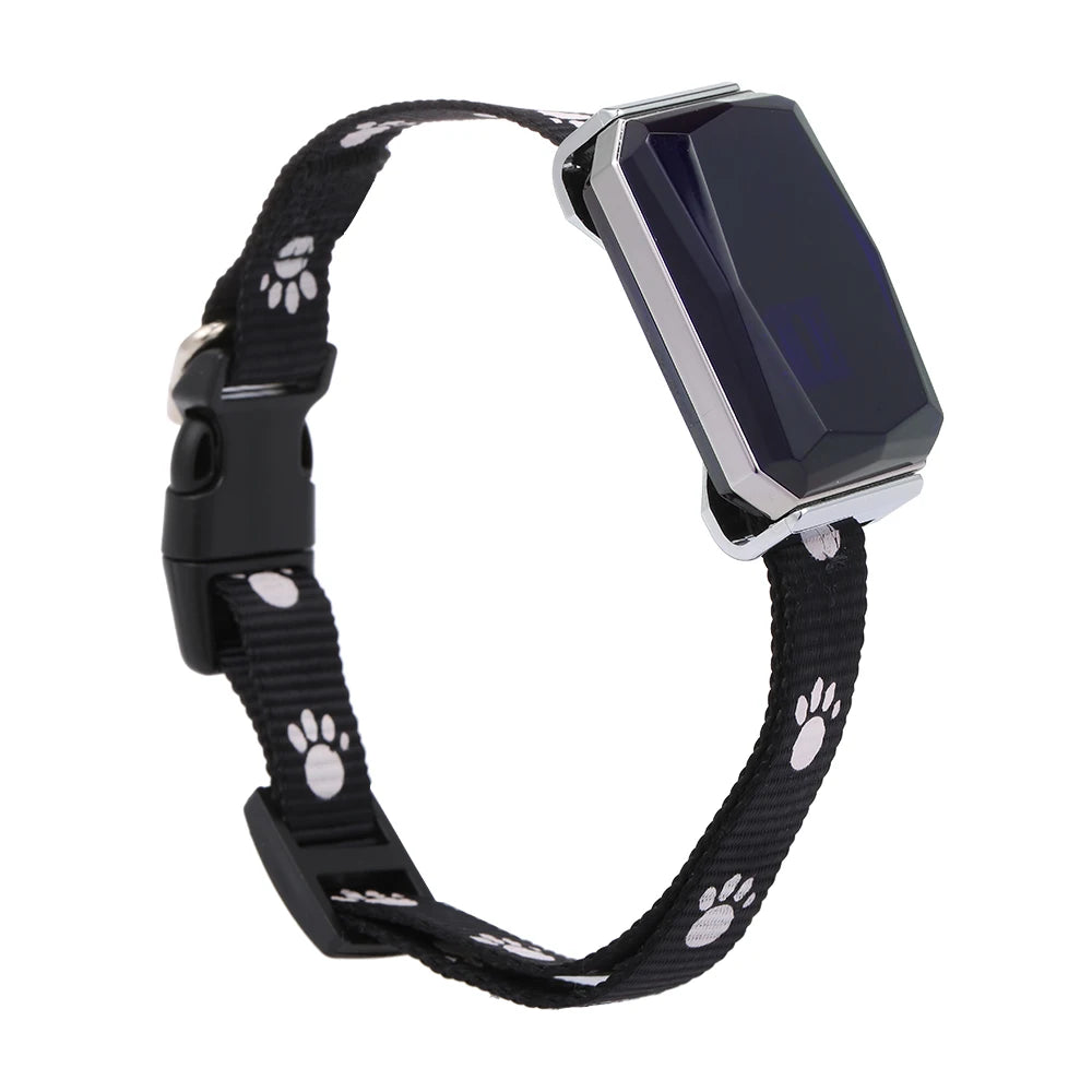 Smart GPS Tracker GSM Pet Position Collar IP67 Positioning Mode Geo-Fence SOS Realtime Tracker Anti-Lost Tracking Alarm