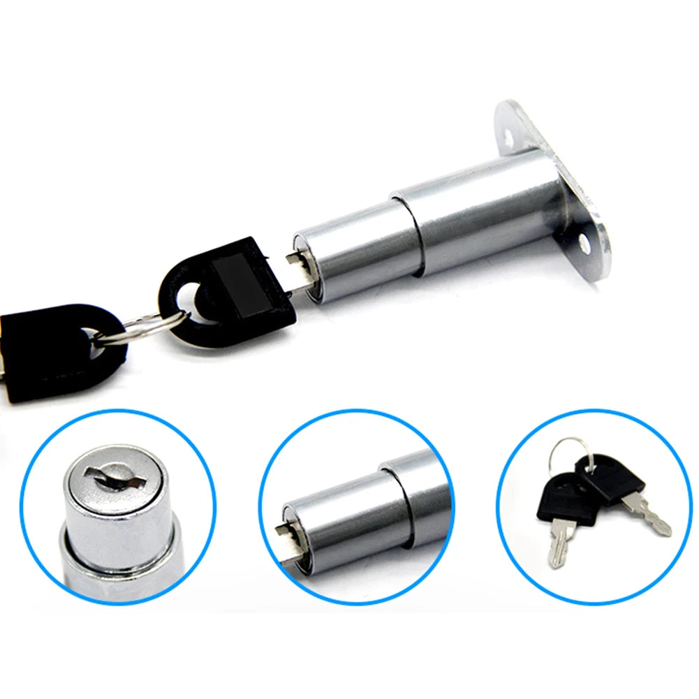 Sliding Door Window Locks With Keys Baby Child Safety Protection Antitheft Door Window Security Lock Cabinet  Wardrobe Catches