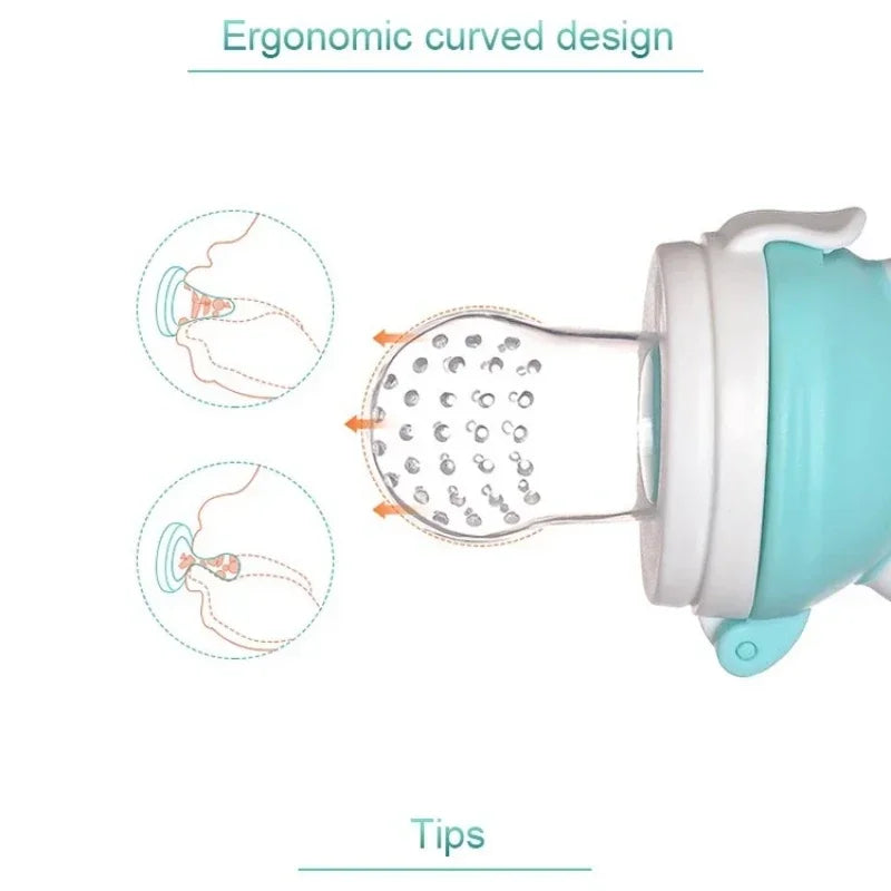 Silicone Fresh Food Nipple Baby Feeder Kids boy girl Fruit Nipples Feeding Safe Infant Baby Supplies Nipple soother Bottles