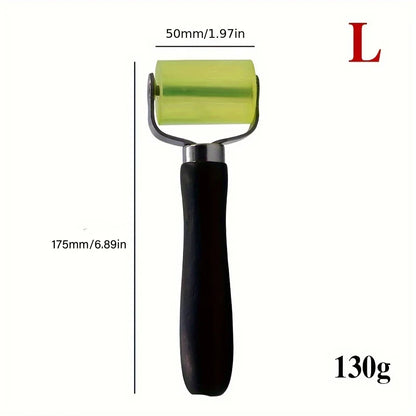 Car Soundproof Roller Thick Rubber Tire Compaction Tools Moto Auto Repair Press Wheel Car Maintenance Anti-Vibration Roller