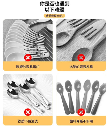 Silicone Baby Learn To Eat Spoon Small Curved Spoon Soft Rubber Feeding Silicone Cutlery Baby Training Spoon