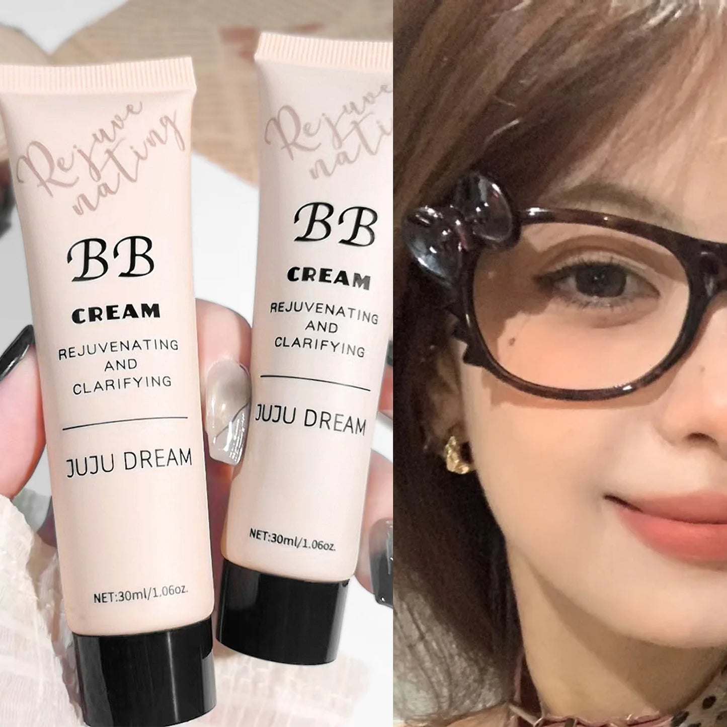 BB cream, isolation cream, liquid foundation, moisturizing, oil control, long-lasting makeup, milk, dry skin, and no powder