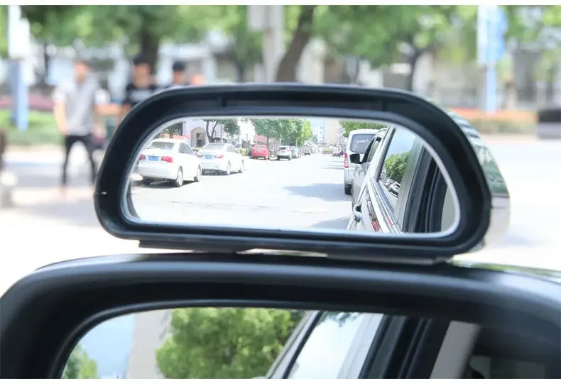 Car Mirror 360 Degree Adjustable Wide Angle Side Rear Mirrors Blind Spot Convex Mirrors for Parking Auxiliary Rear View Mirror