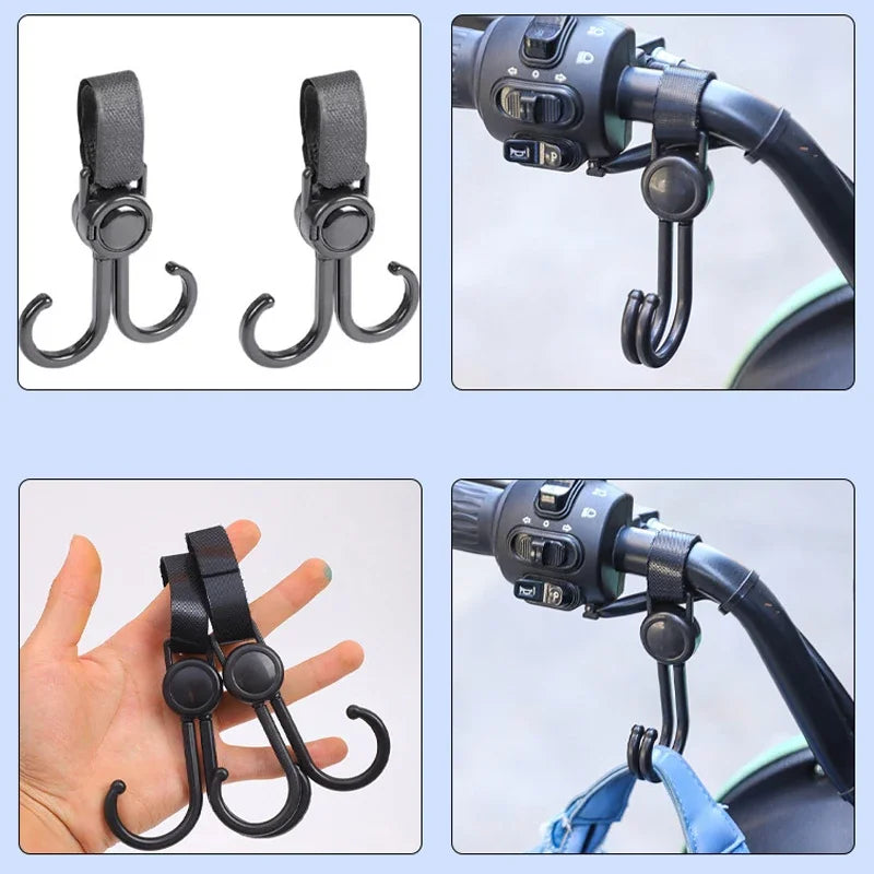 Universal motorcycle hook, strong load-bearing suspension, baby stroller, hanging bag hook, children's car universal hook