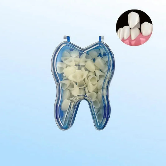 Tools 50 Pcs/Box Teeth Veneers Dentistry Tooth Whitening Dental Temporary Crown Kit Anterior Front Molar Posterior