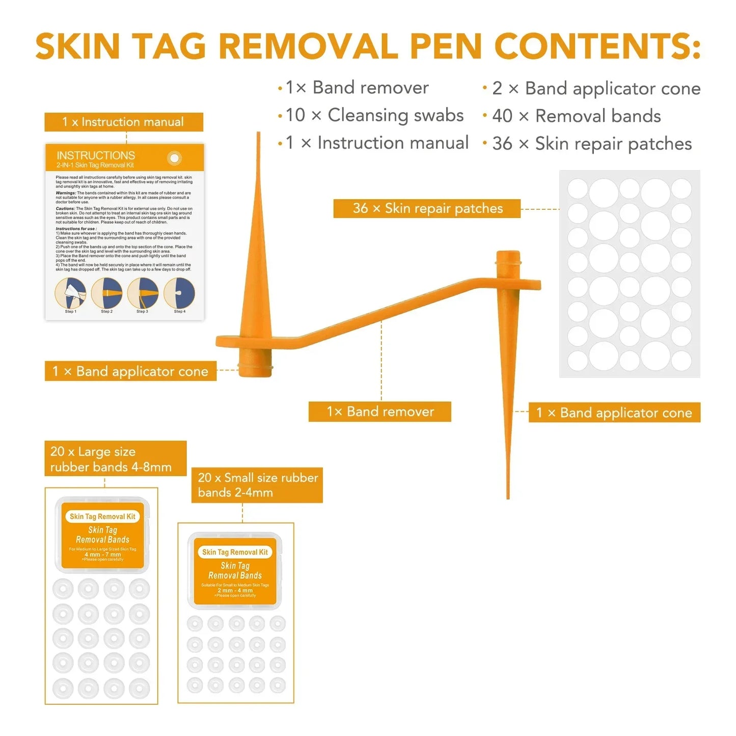 Simple Wart Removal Tool Set Skin Tag Removeal Tool Easy To Clean Skin Care Tool Skin Tag Removal Care Products