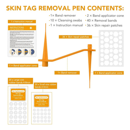 Simple Wart Removal Tool Set Skin Tag Removeal Tool Easy To Clean Skin Care Tool Skin Tag Removal Care Products