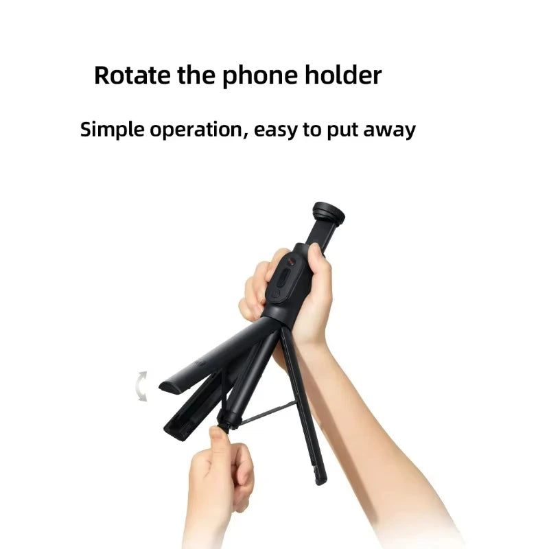 2025New Xiaomi Zoom Stand Selfie Stick 2 Bluetooth Remote Control One-click Zoom Rotate The Phone Holder Multi-functional Tripod