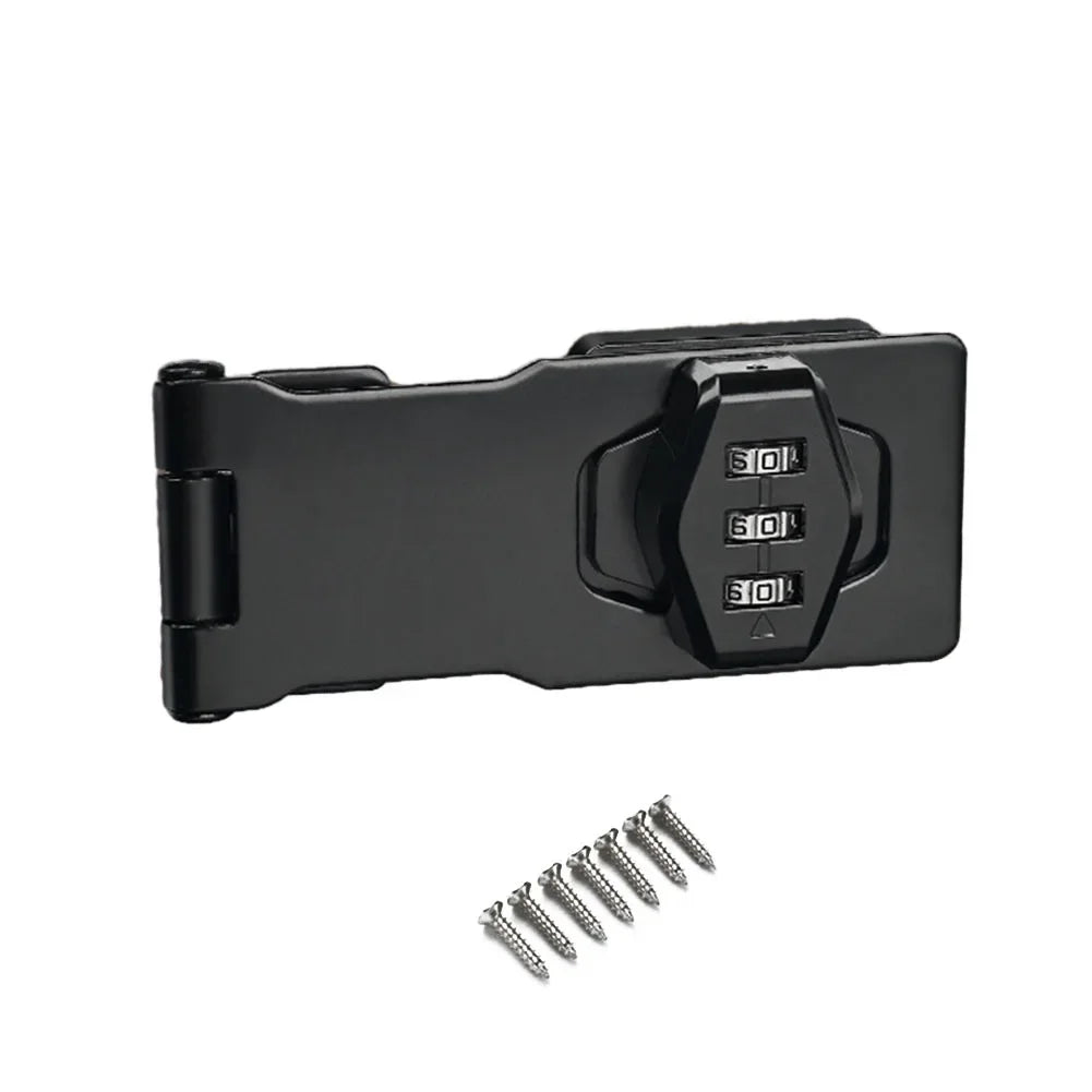 Cabinet Password Lock Drawer Lock 3-Digit Combination Password Lock Security Door Bolt Anti-theft Household Cabinet Hardware