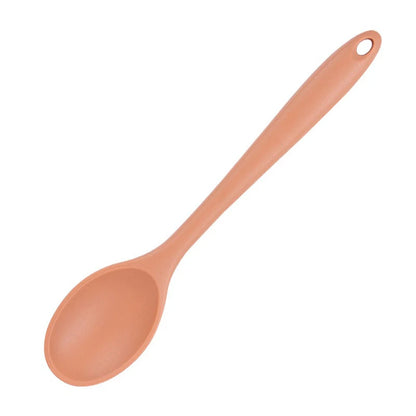 1pc Small Silicone Spoon, High Temperature Resistant Soup Spoon, Mixing Spoon, Salad Spoon, Kitchen Utensils Accessories