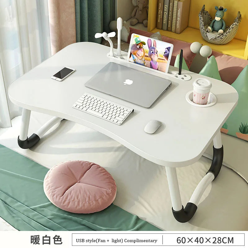 Laptop Desk Laptop Bed Stand Foldable Laptop Table Folding Breakfast Tray Portable Lap Standing Desk Reading and Writing Holder