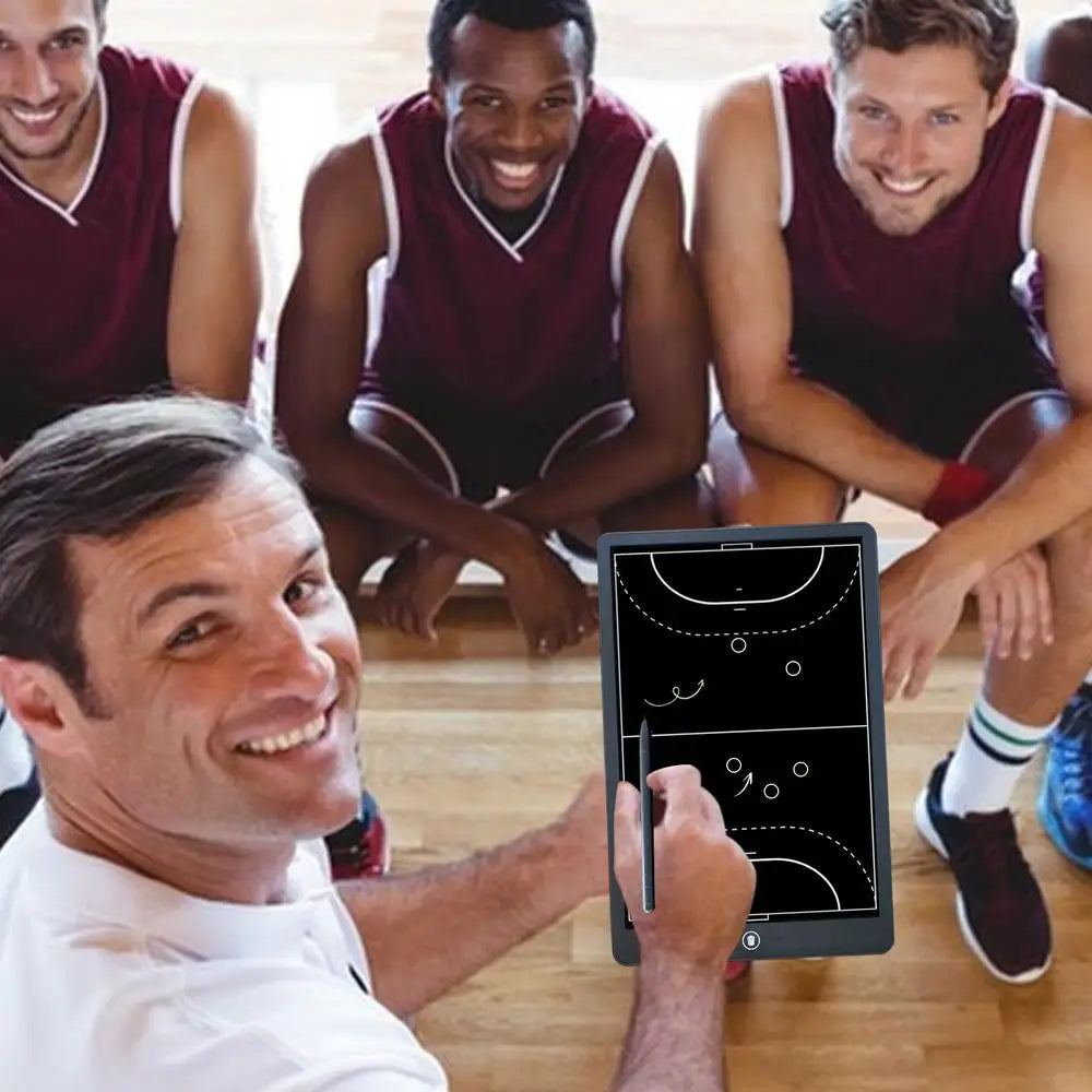 LCD Writing Tablet For Adults 16 Inches Soccer Tactics Board Basketball Coaching Board Soccer Coaches Clipboard Strategy LCD