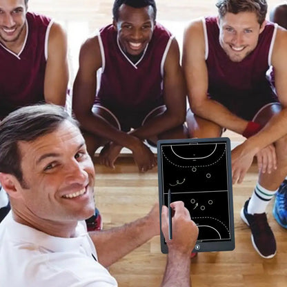 LCD Writing Tablet For Adults 16 Inches Soccer Tactics Board Basketball Coaching Board Soccer Coaches Clipboard Strategy LCD