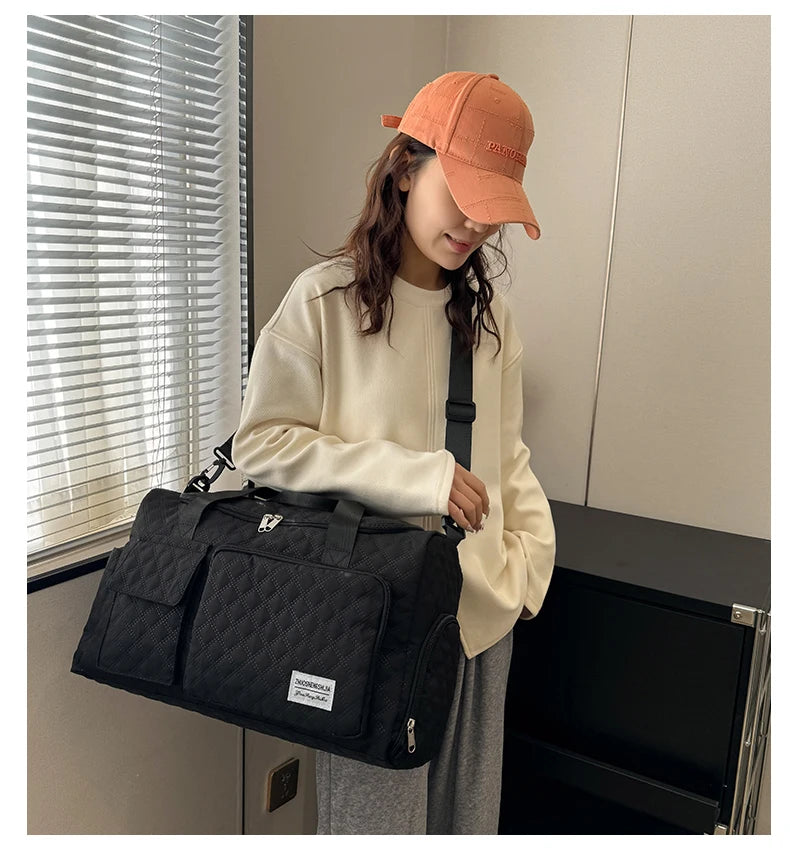 Fashion Travel Bag Handbags Large Capacity Carry On Luggage Bags Men Women Shoulder Outdoor Tote Waterproof Sport Gym Bag