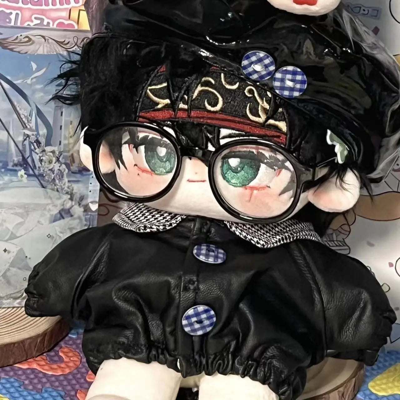 20cm Dress-up Doll's Clothes Cotton Doll Cute Clothes Cartoon Plush Doll Clothes Naked Doll Regular Body Only Clothes No Doll