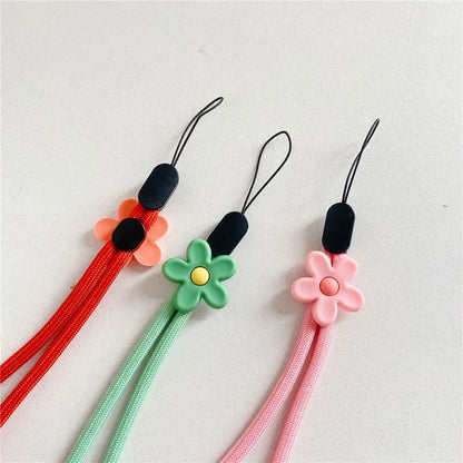 Strap Phone Charms Keys Short Rope Hanging Rope Flowers Phone Strap Phone Hanging Rope Mobile Phone Lanyard Wrist Hand Lanyard
