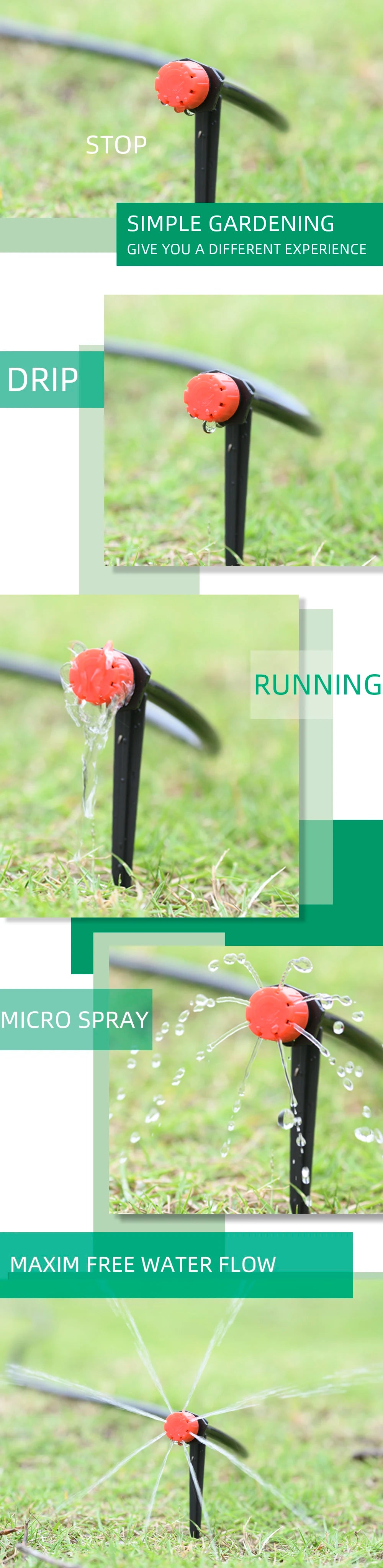 Watering System With Timer Micro Drippers For Irrigation Drip Irrigation System Watering Set Water Plant System Automatic