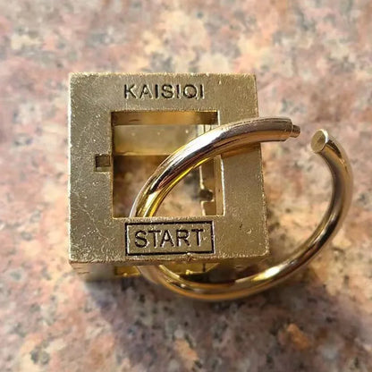 Puzzle Box For Adults Metal IQ Brain Teaser Fidget Toys Decompression Juguetes Y Aficiones Juegos De Ingenio Logica